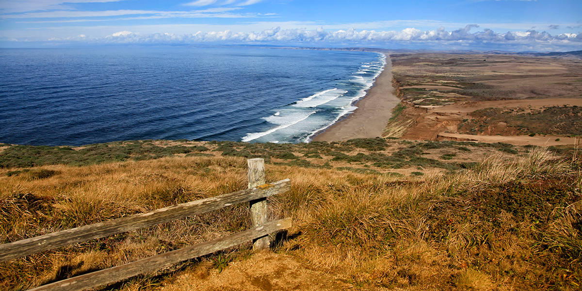 The Pacific Coast near San Francisco Bay