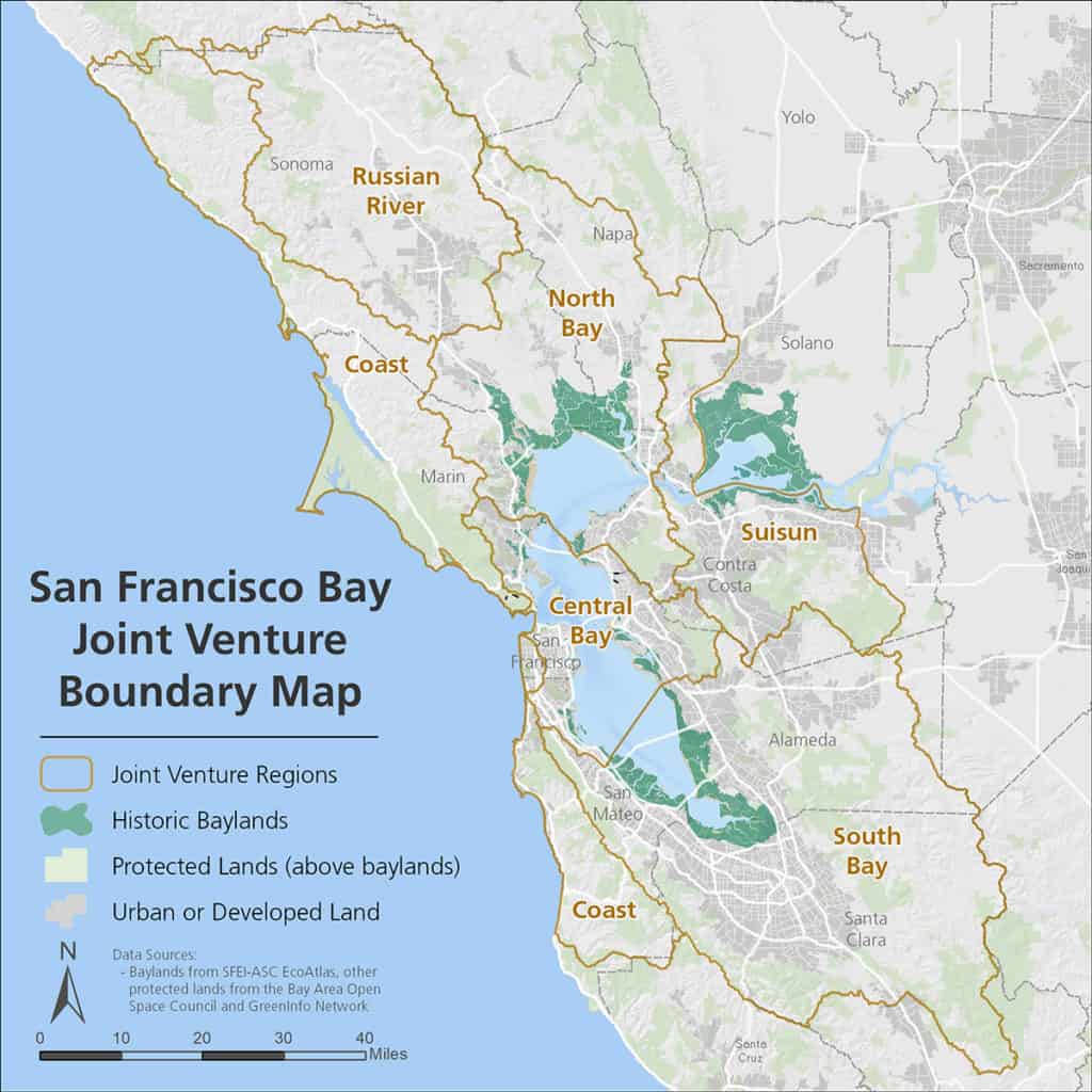 San Francisco Bay Joint Venture Boundary Map