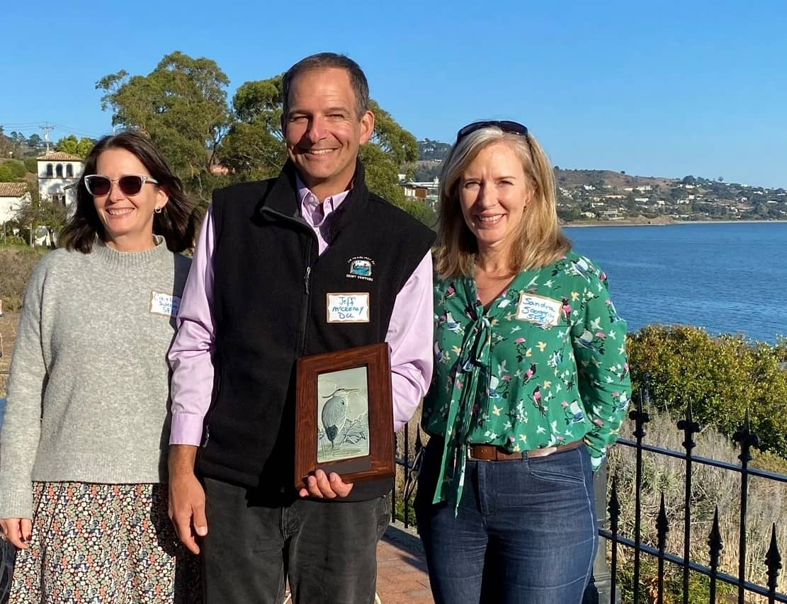 Jeff Mccreary accepting conservation award