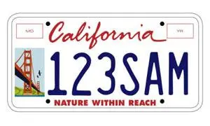 Nature Within Reach License Plate